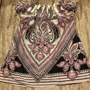 Beautiful patterned blouse by Express